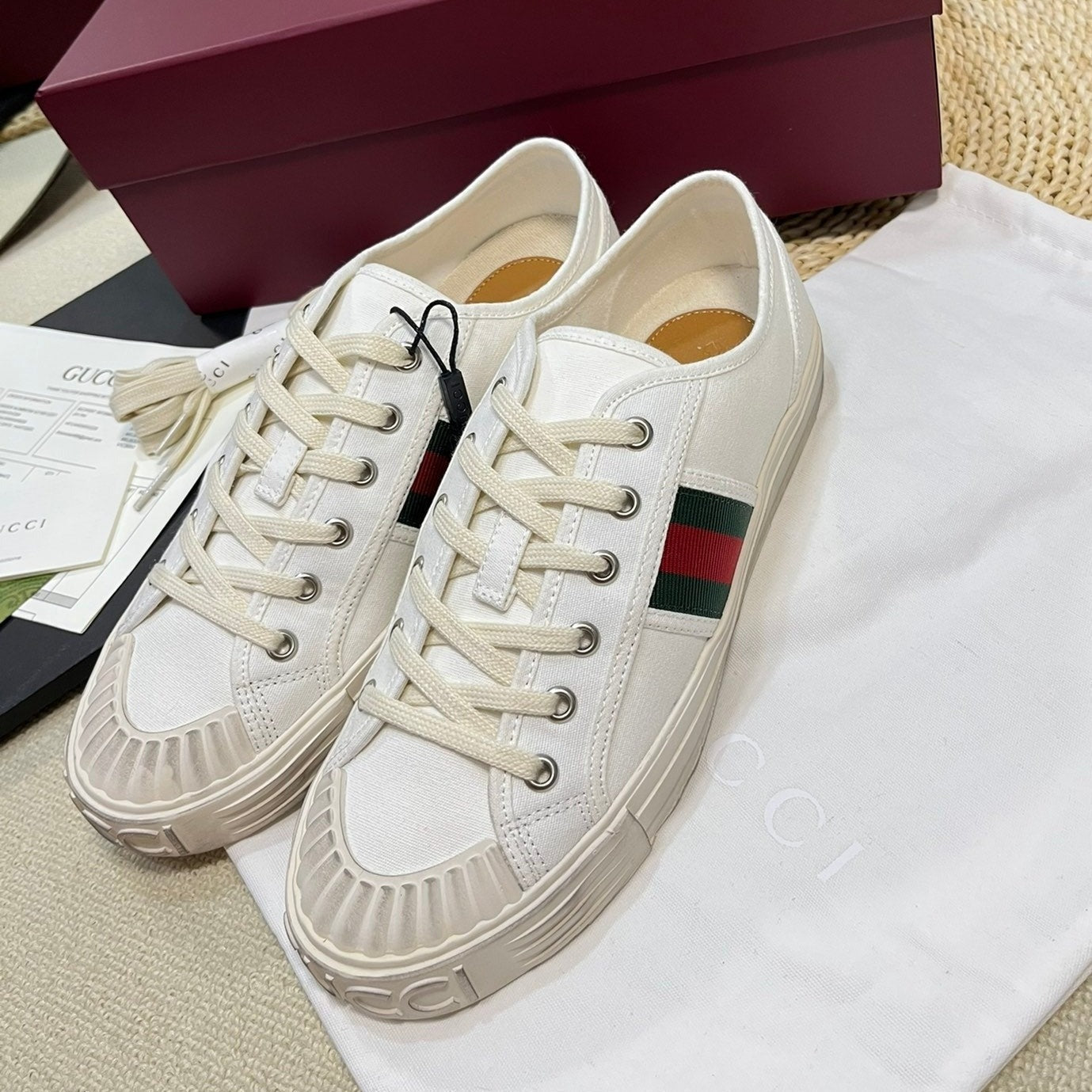 GG Sneaker Julio Canvas Sneakers White