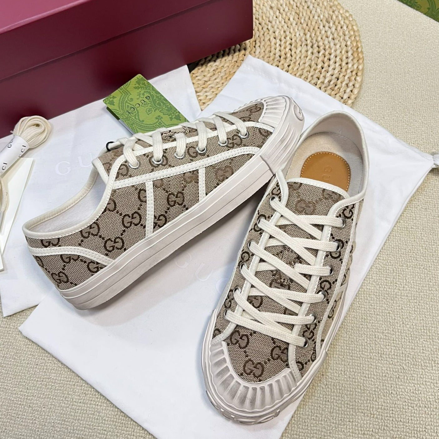 GG Sneaker Julio Canvas Sneakers Beige Caro