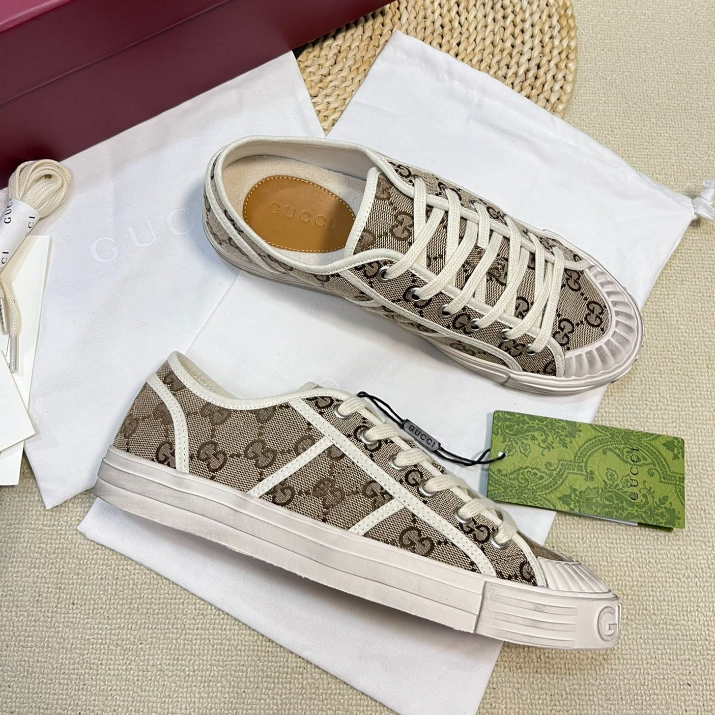 GG Sneaker Julio Canvas Sneakers Beige Caro