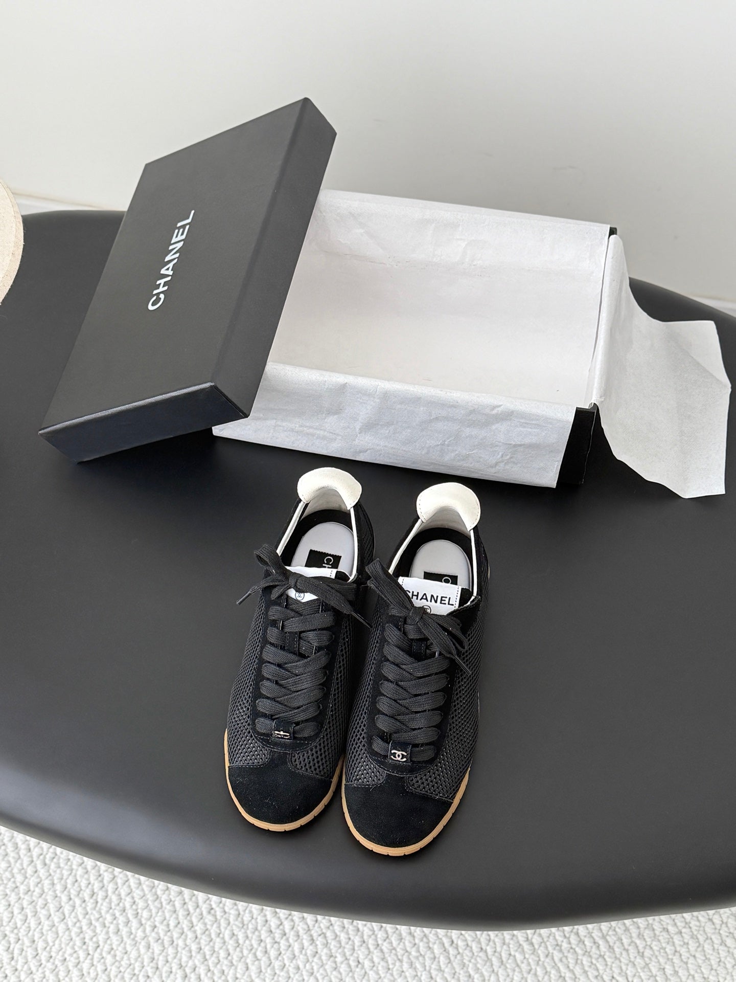 CC 26s Casual Shoes Black Brown Suede 914907
