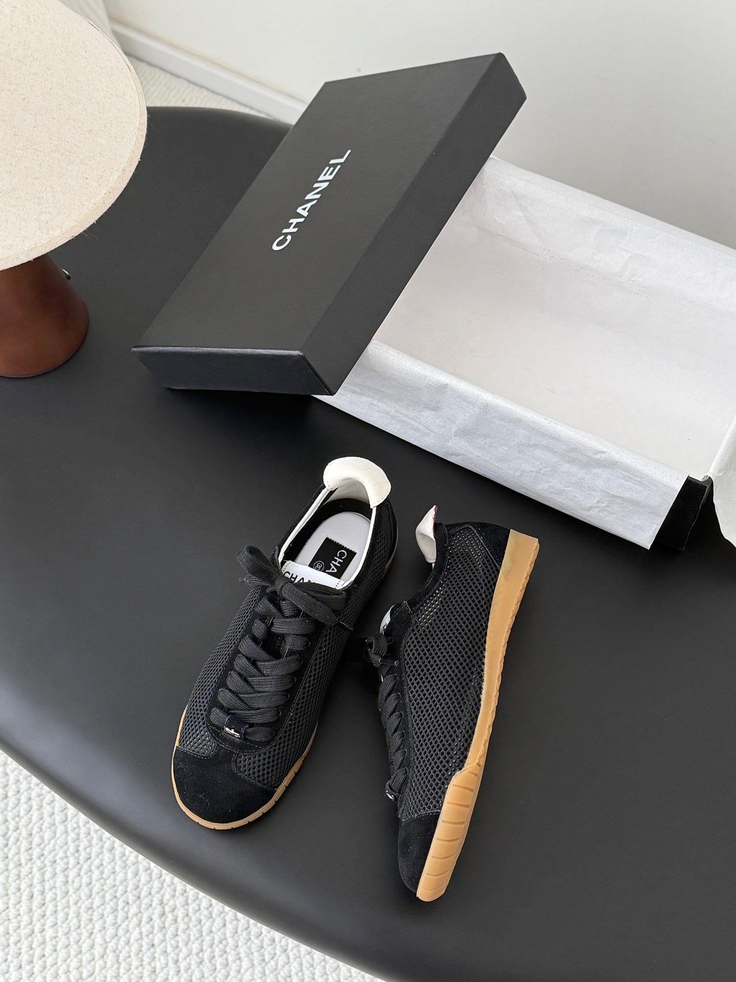 CC 26s Casual Shoes Black Brown Suede 914907