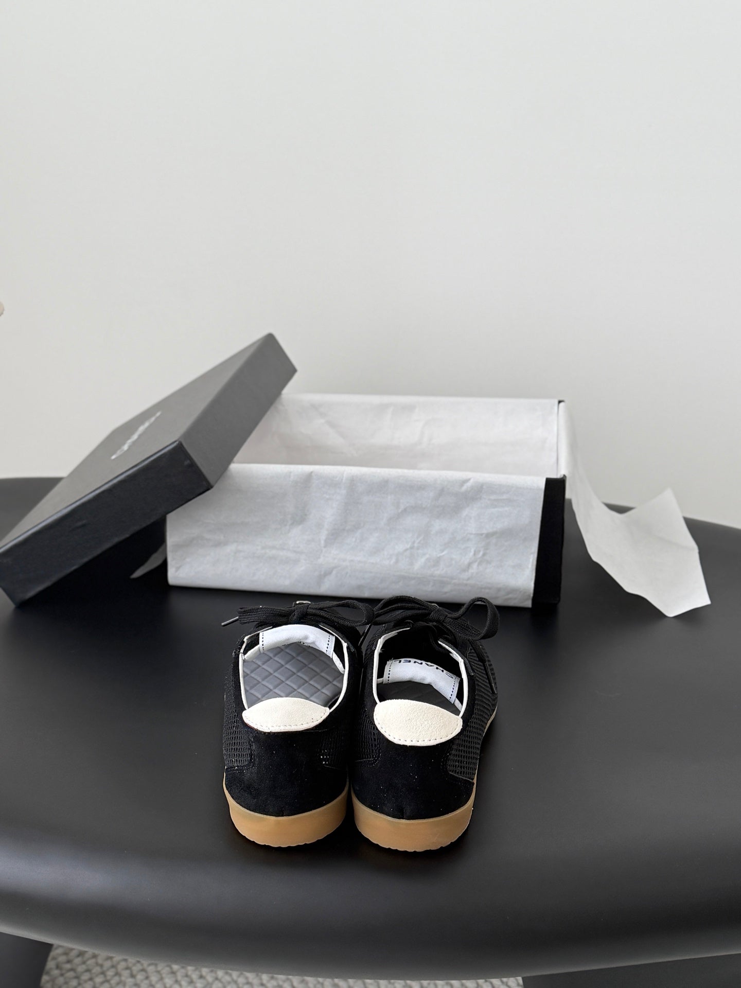 CC 26s Casual Shoes Black Brown Suede 914907