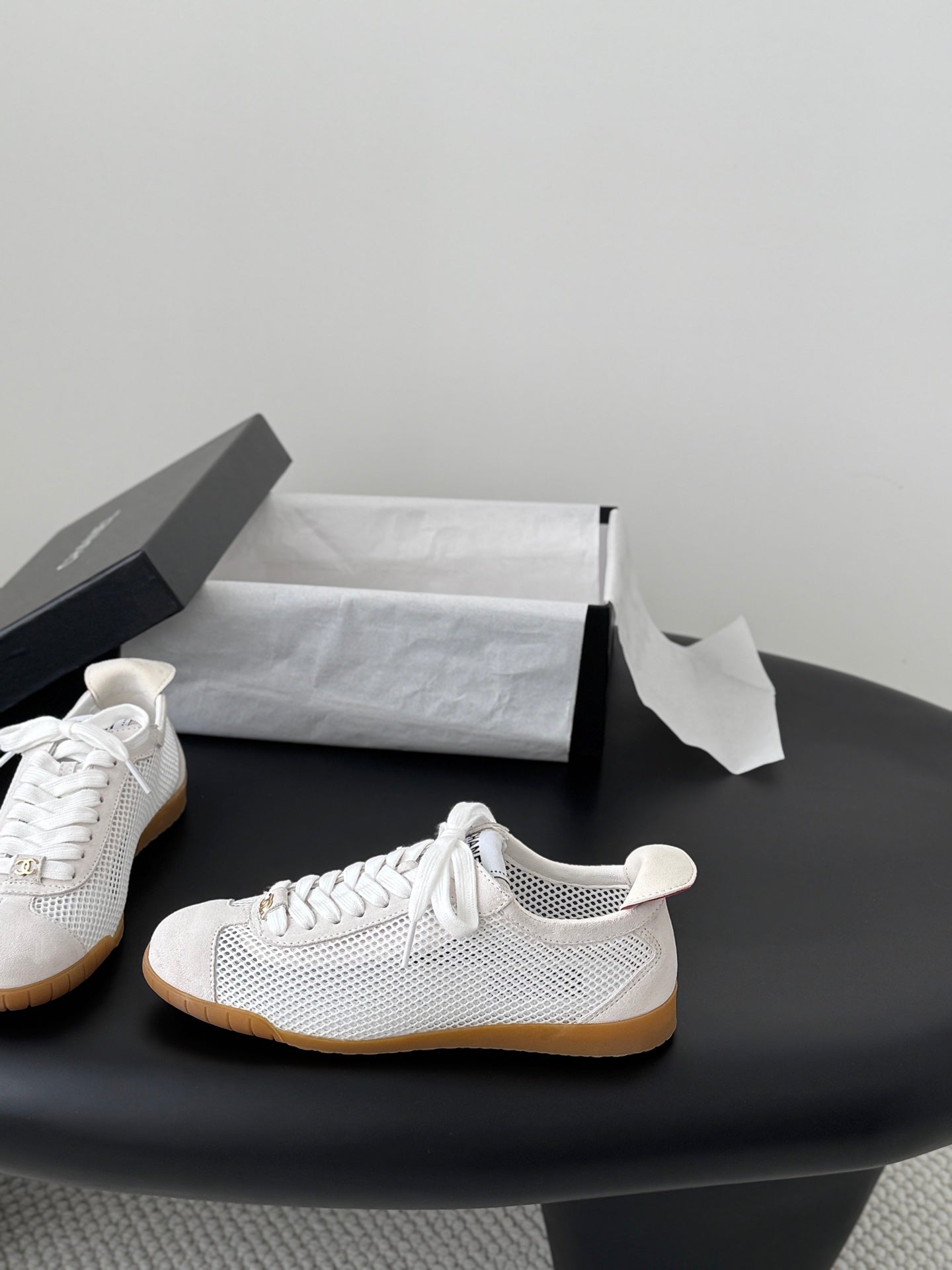 CC 26s Casual Shoes White Mesh Suede 914921