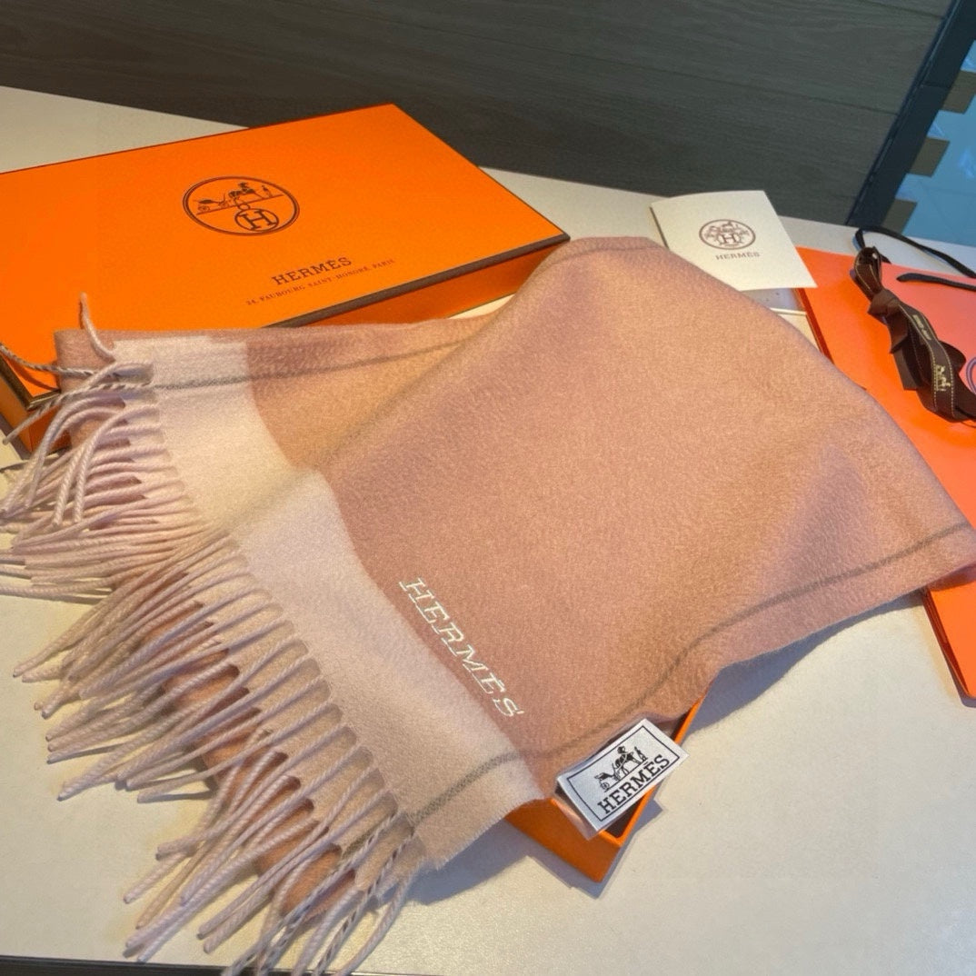 Scarf 180 CM In Pink Mix Light Pink Cashmere 398202