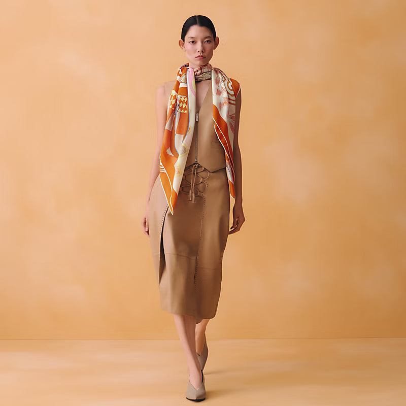 HM 26s Scarf 140 In Cashmere And Silk 475653
