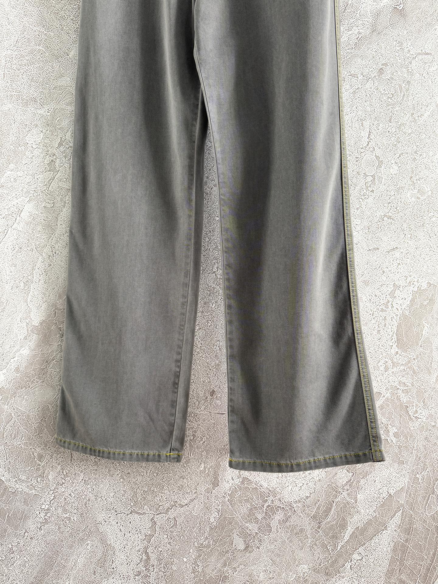Miu Miu Jeans Gray Cotton