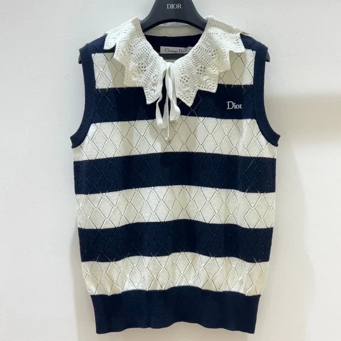 Dior 2026 Knit Vest Openwork Cashmere Wool 479369