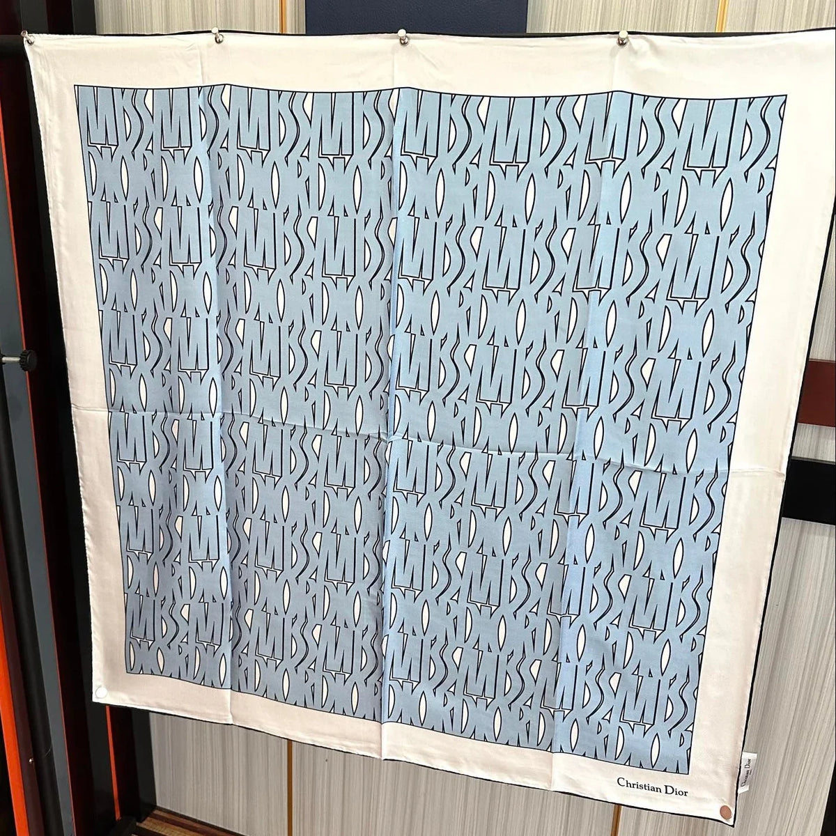 Dior 2026 Allover Scarf 90cm Silk 193647