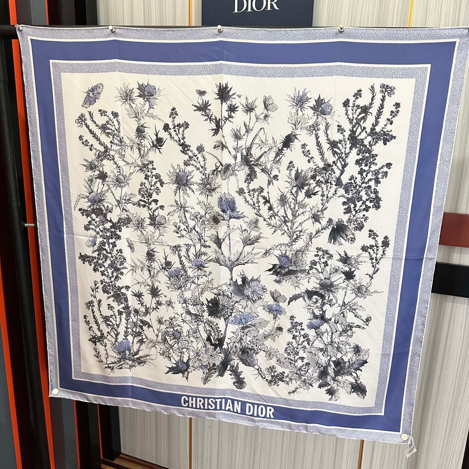 Dior 26s Scarf 90cm Silk 304189