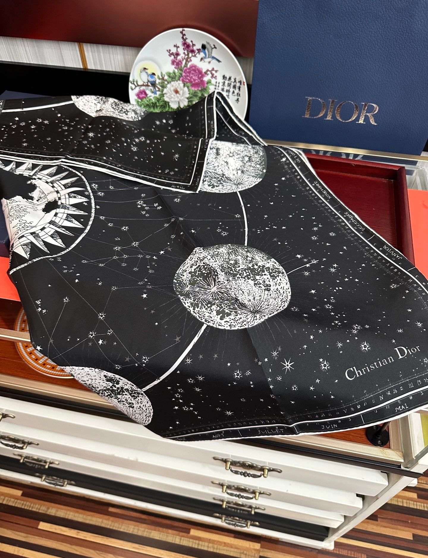 Dior 26s Scarf 90cm Silk 303323