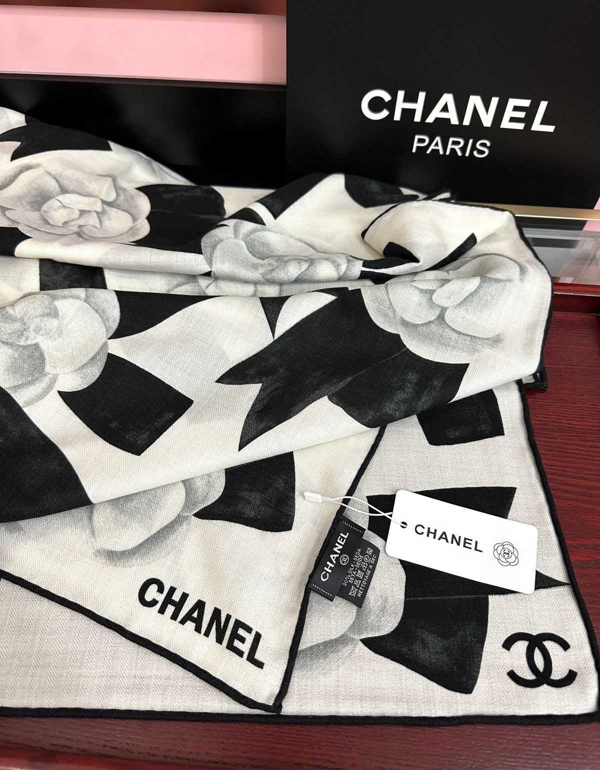 CC 26s Scarf 140 In Cashmere And Silk 437791