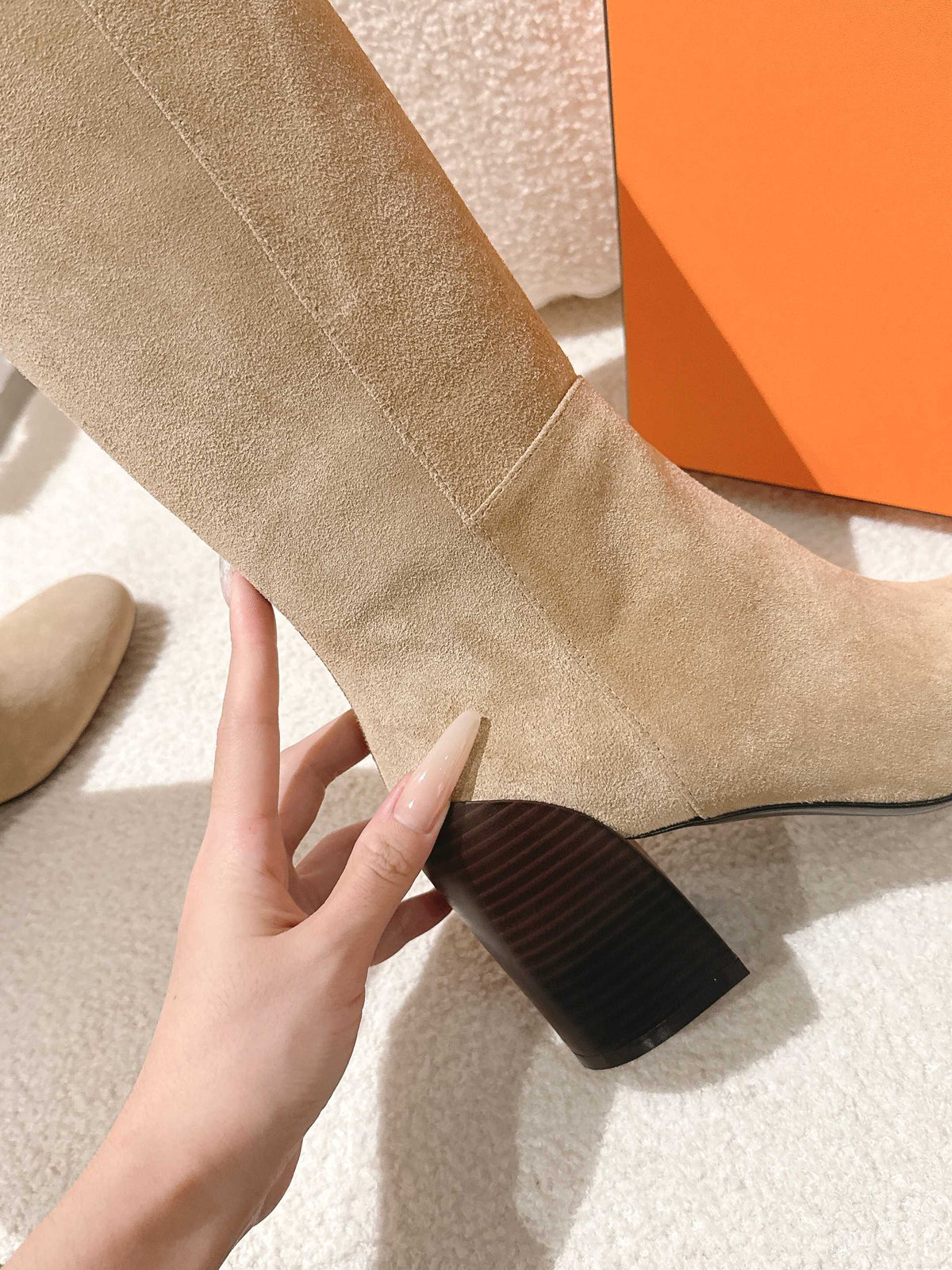 Hermes 26s Lisiere High Boots 6cm 168294