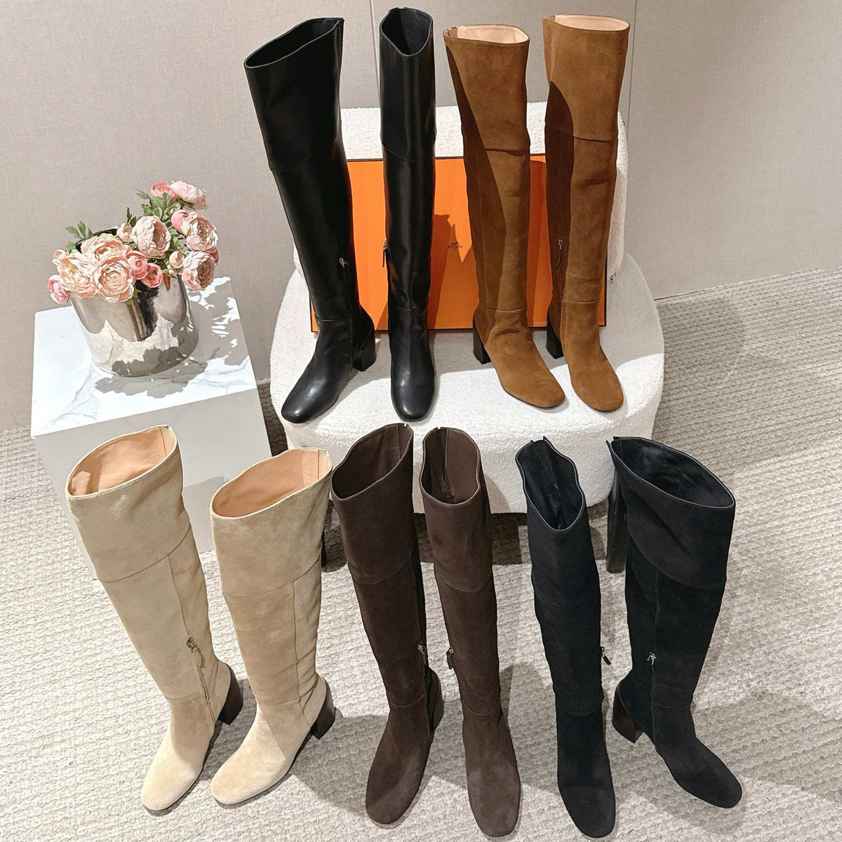 Hermes 26s Nalla High Boots 168289