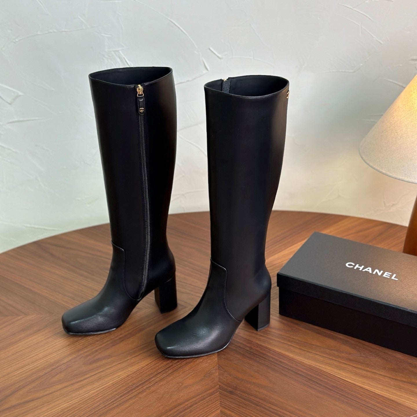 CC 26s Long Boot Black Lambskin 938112