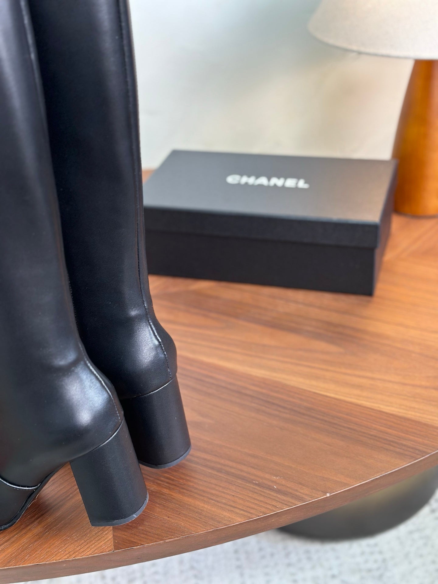 CC 26s Long Boot Black Lambskin 938112