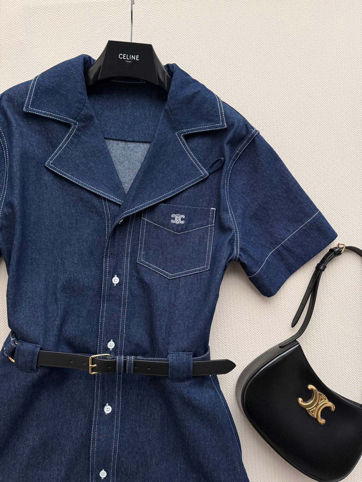 Celine 26s Denim Dress 314