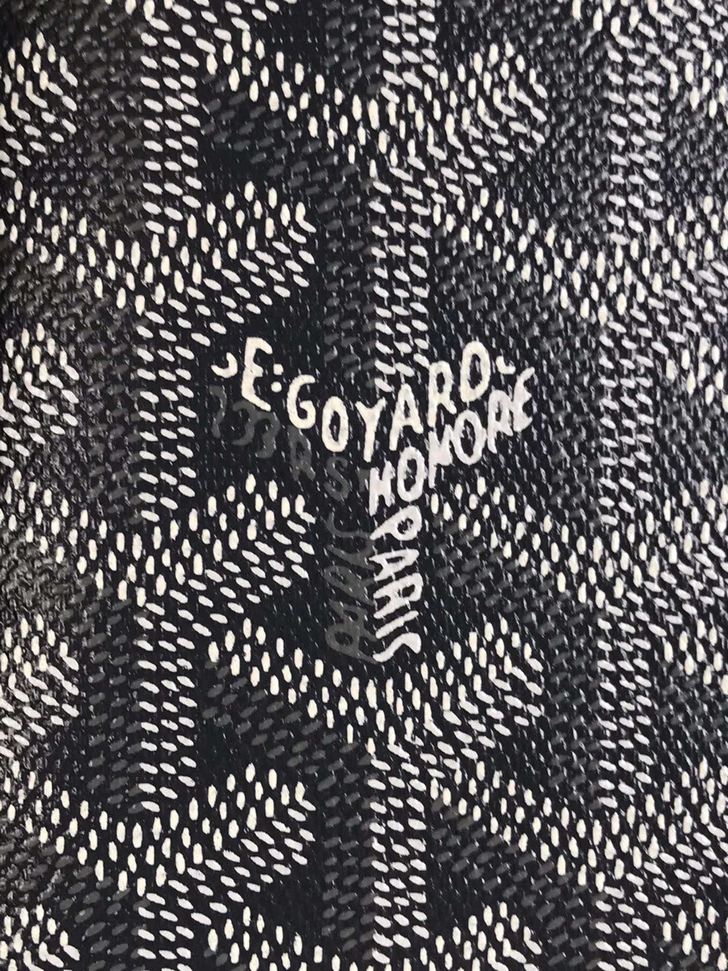 Goyard Victoire Wallet 11cm Grey Canvas & Cafskin