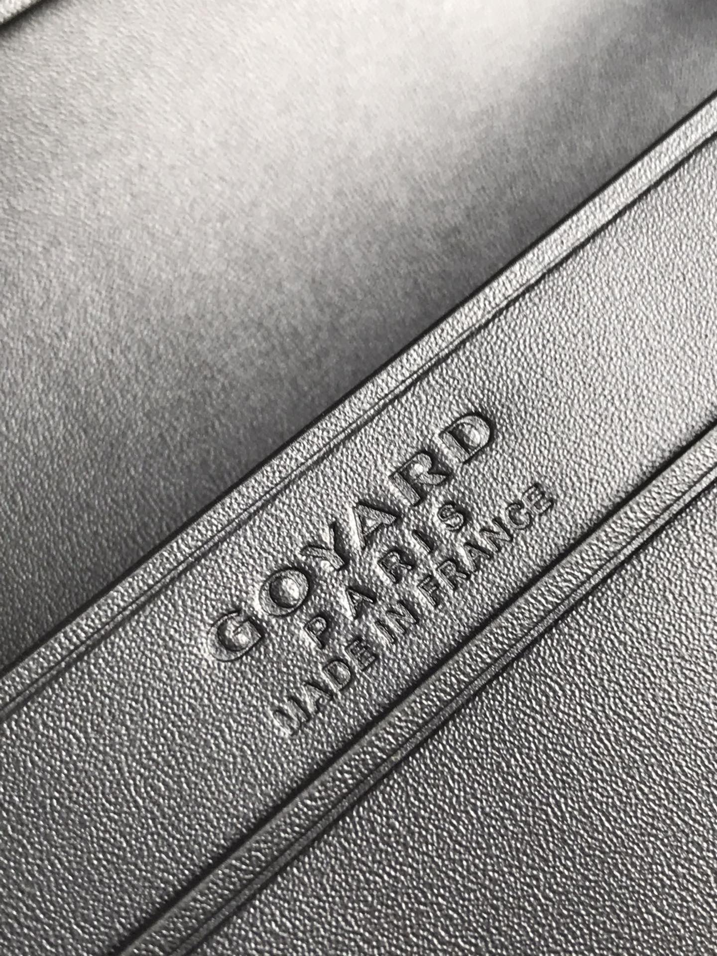 Goyard Malesherbes Card Wallet 10cm Black Red Canvas & Calfskin