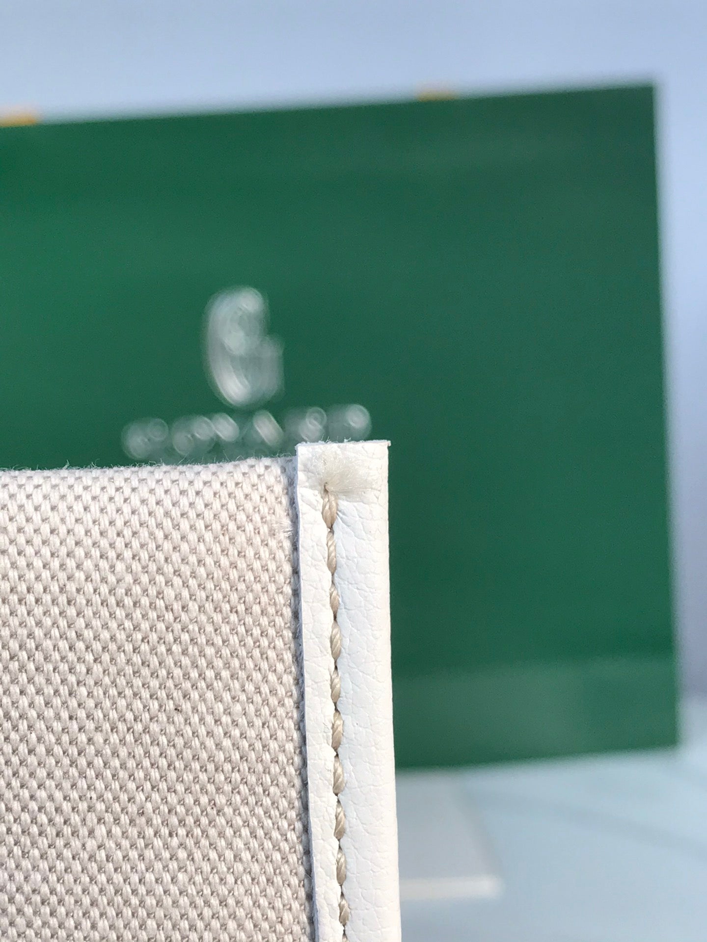 Goyard Artois GM Bag 37cm White Canvas & Calfskin