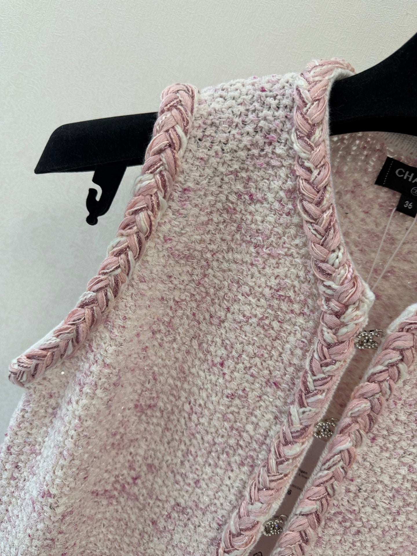 CC 26s Vest Pink Cotton Wool 424783