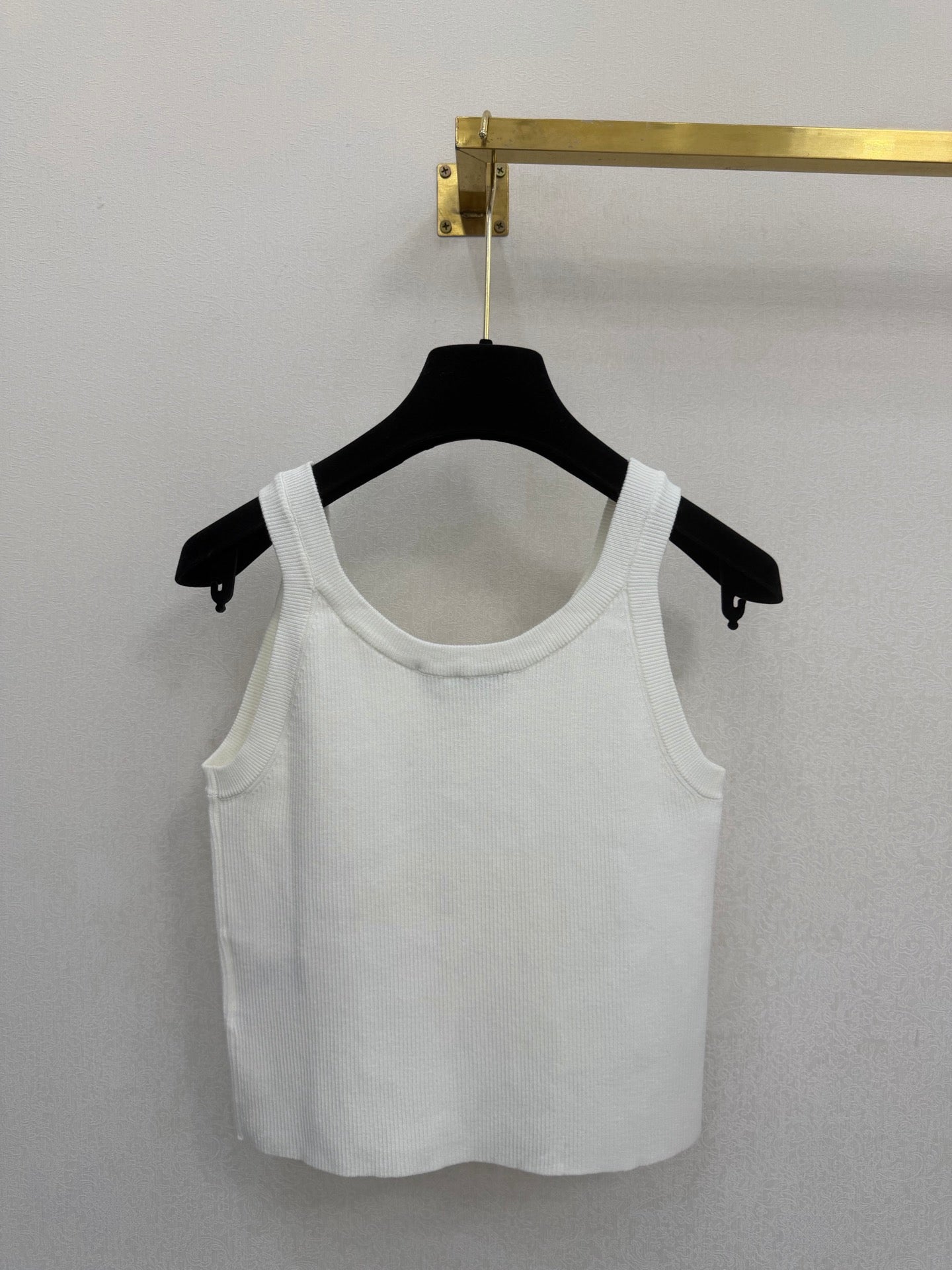 Miu Vest White High Viscosity Ice Silk 394850