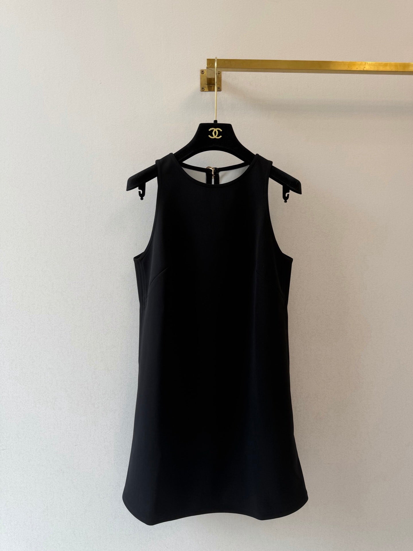 CC Vest Dress Black Viscose 394822