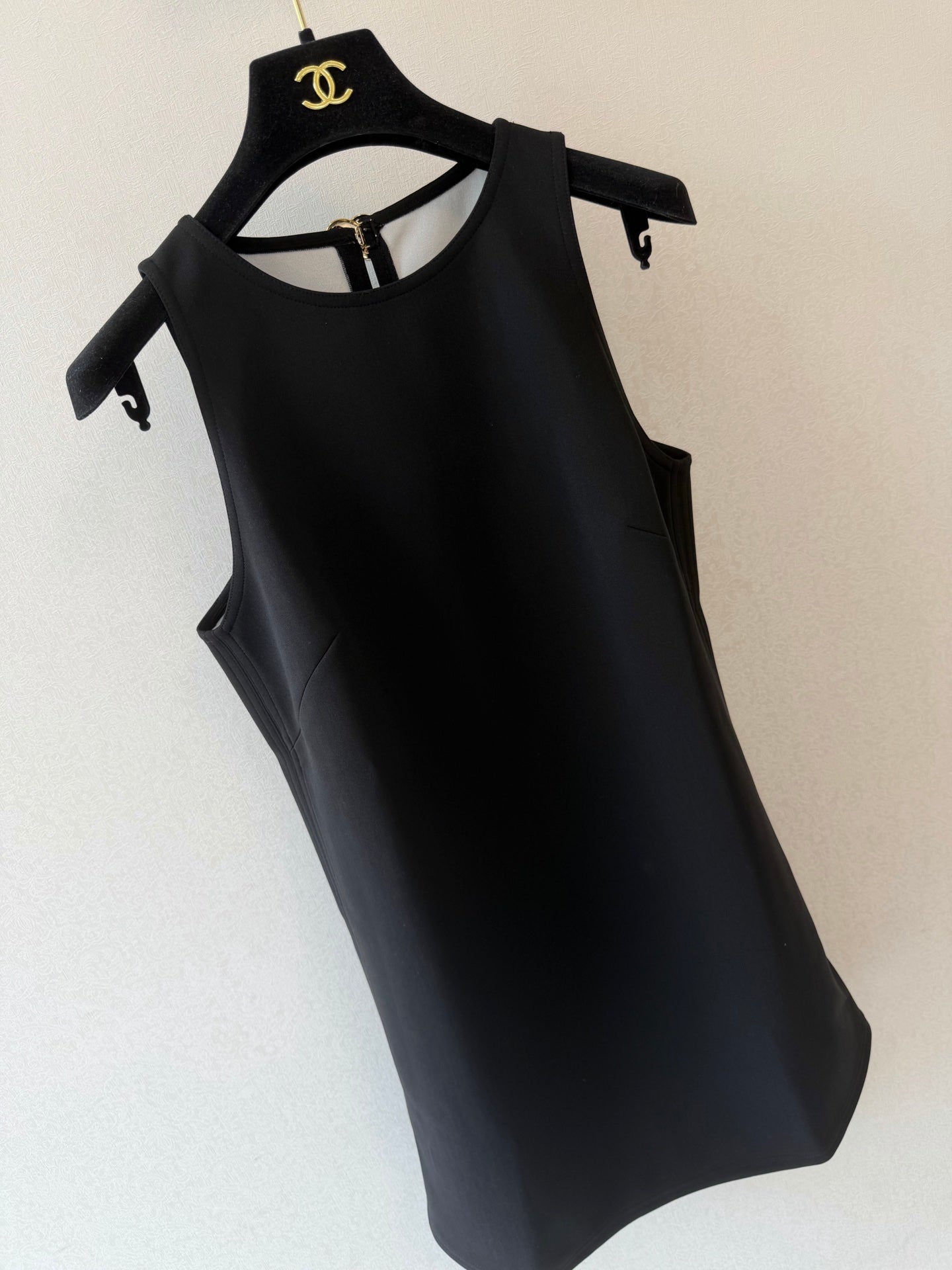 CC Vest Dress Black Viscose 394822