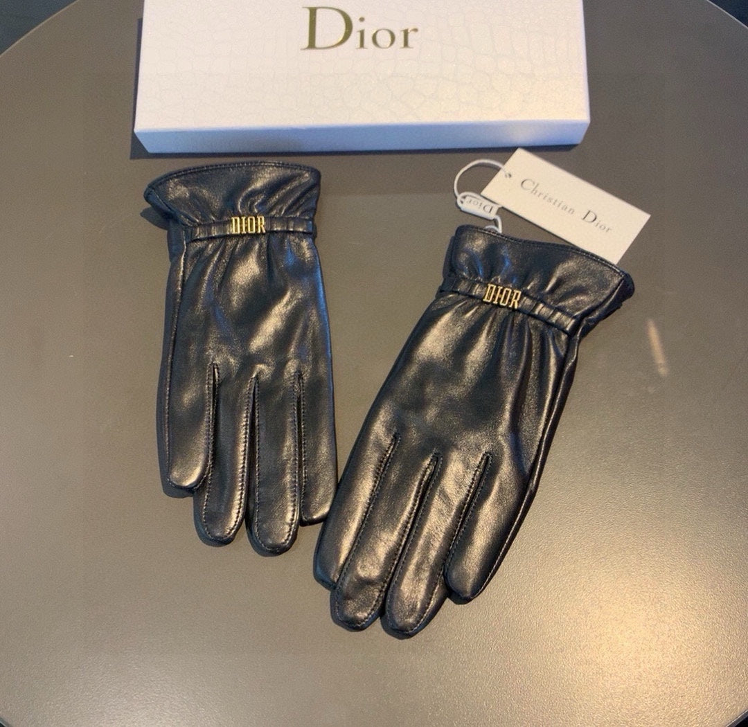 LAMBSKIN GLOVES BLACK 458587