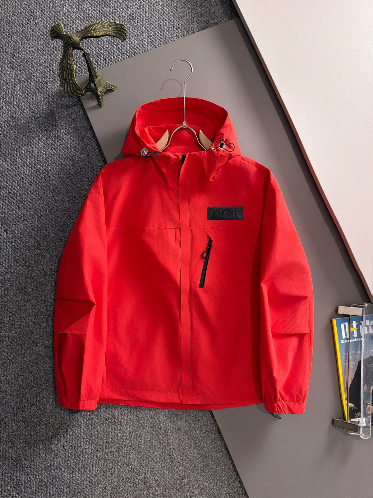 Dior 26s Men Hooded Windbreaker Jacket Nylon 434242