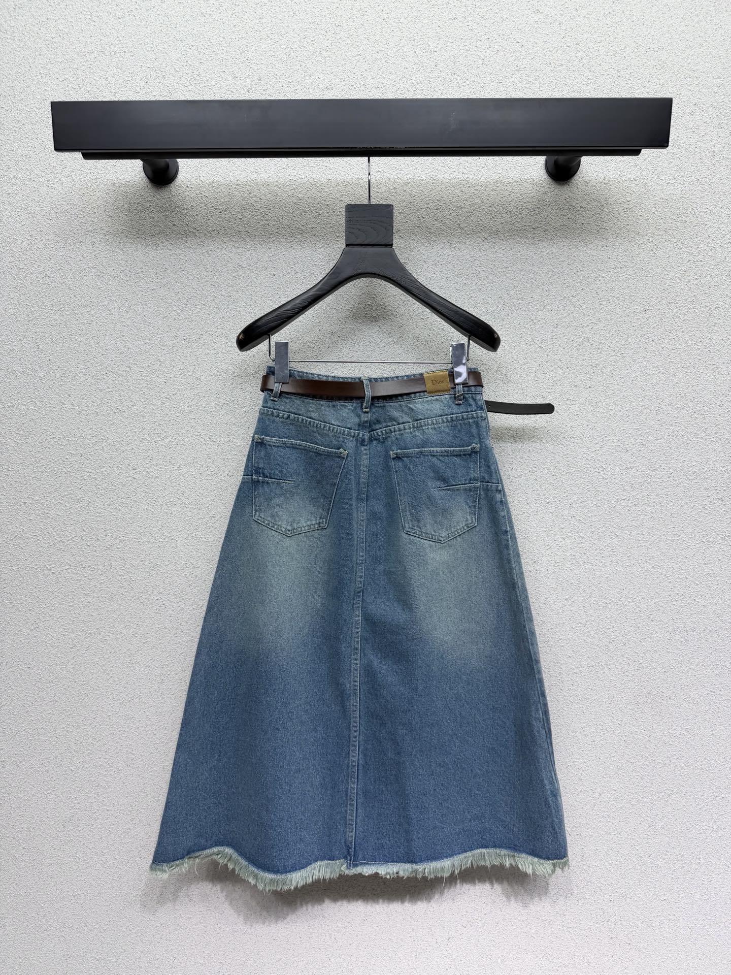 CD 26s Midi Skirts Washed Blue Denim 397750