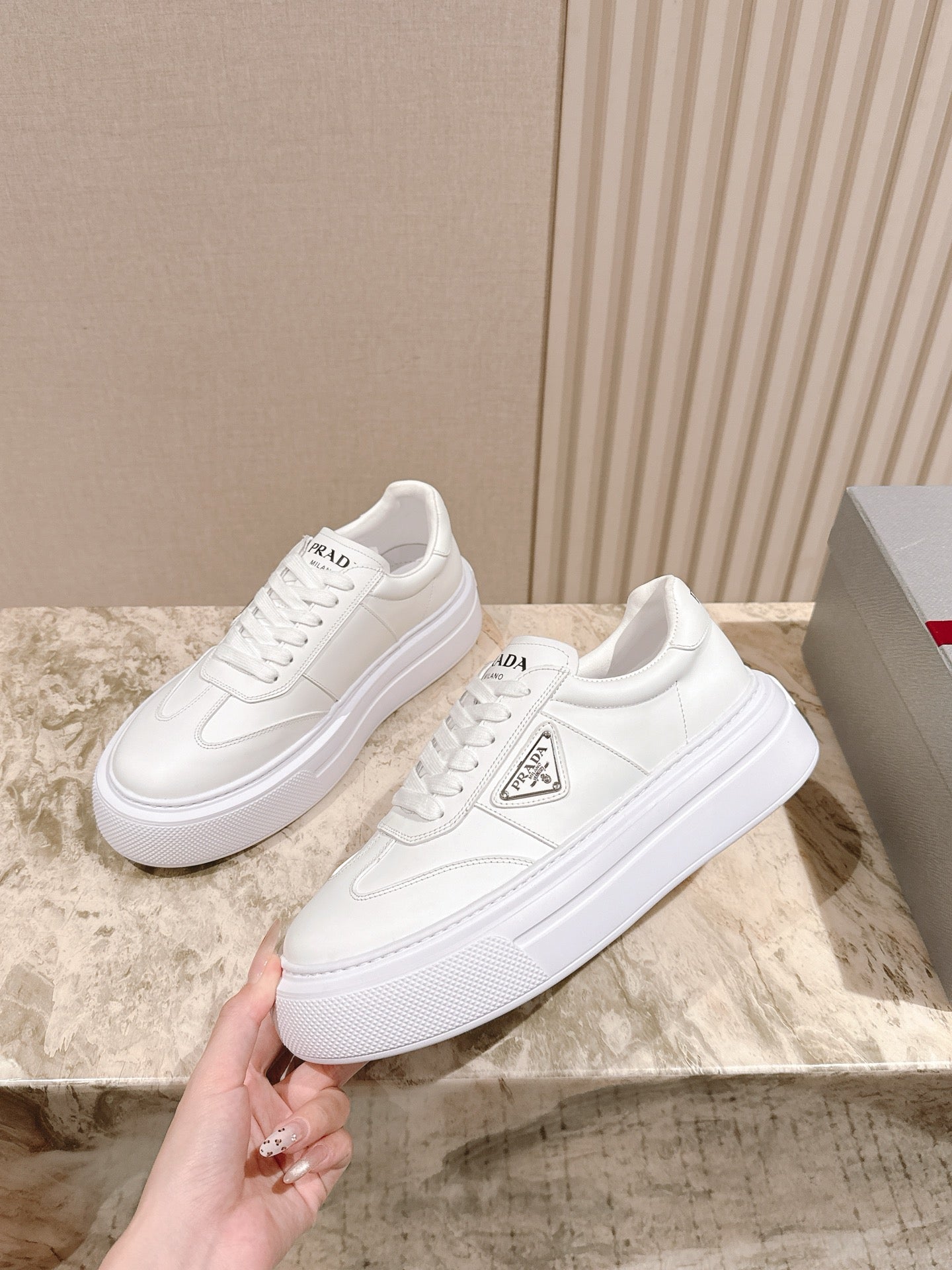 PRA 25s Casual Sneakers White Cowhide449692
