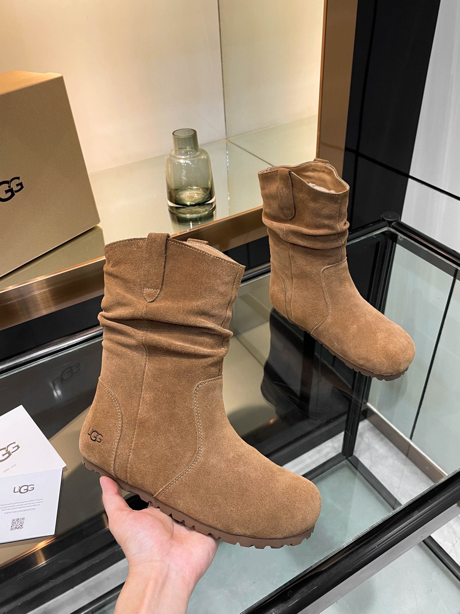 UGG Tasman Boots Brown Suede 527291