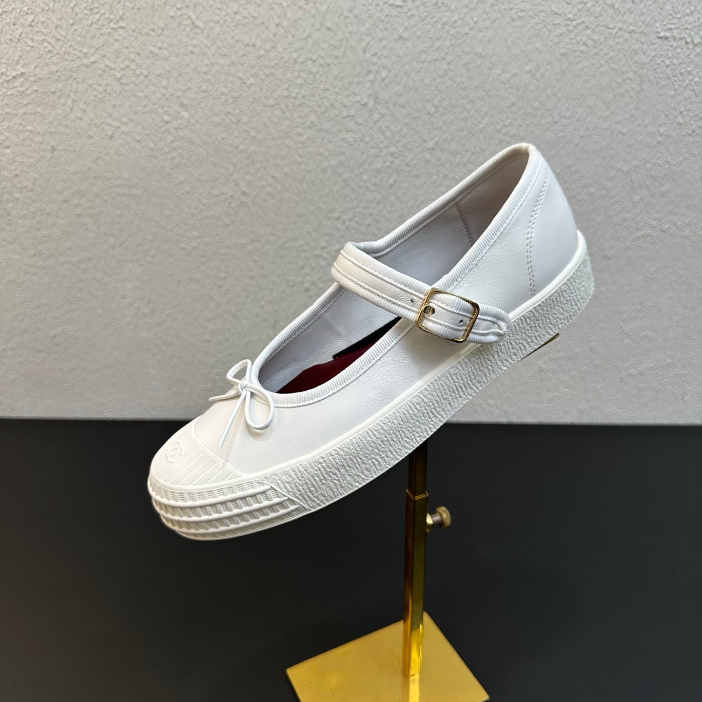 CC 26s Mary Jane Black White Lambskin 846329