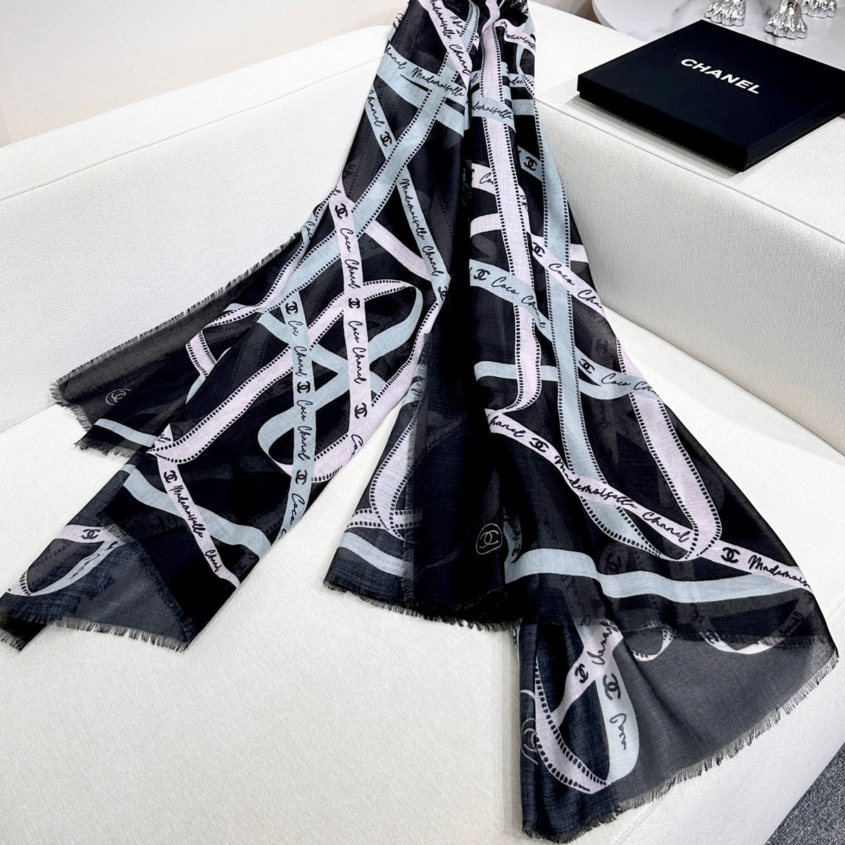 Chanel 26s Scarf 200 In Silk 304563