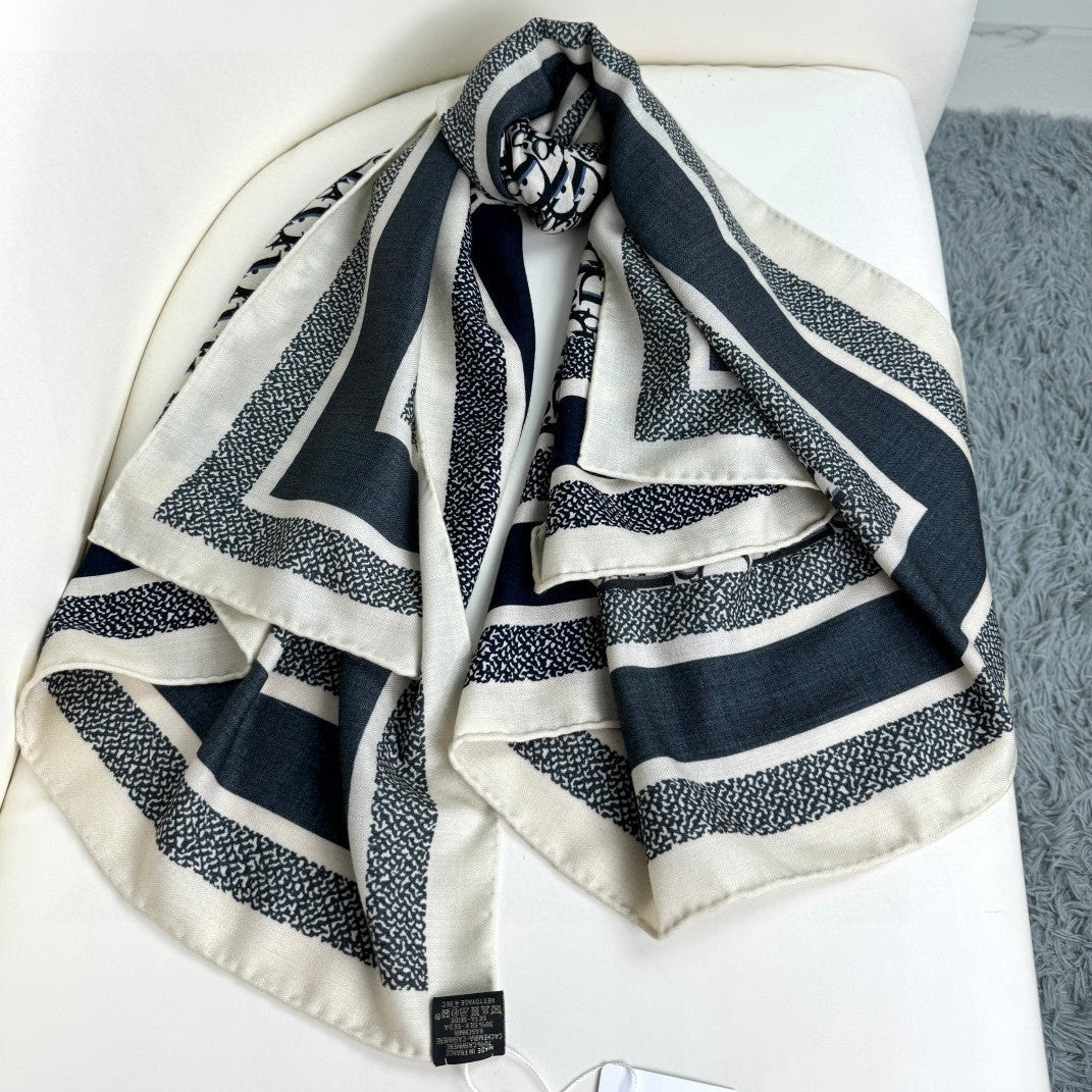 Dior 26s Scarf 140cm Silk & Cashmere 304567