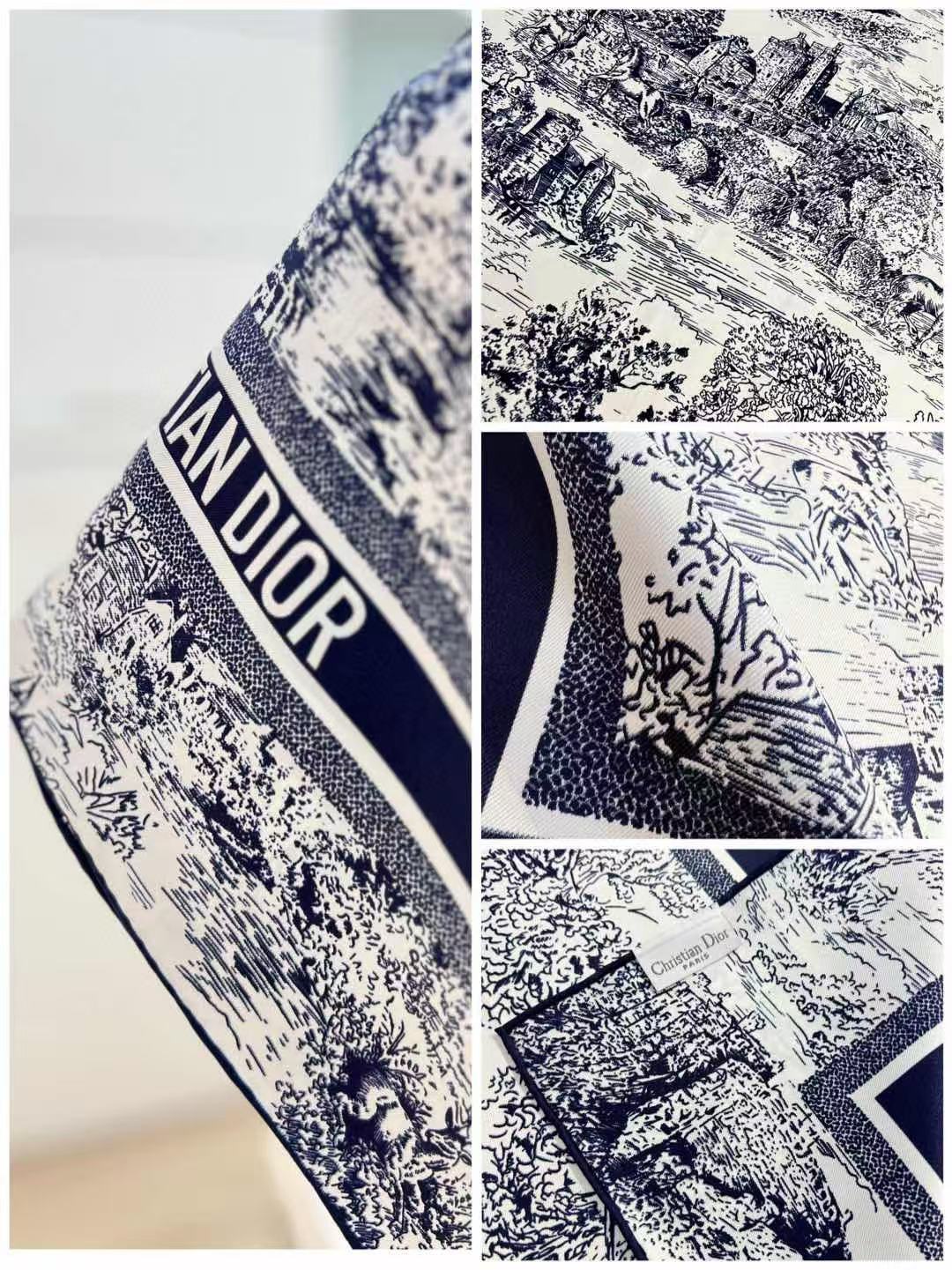 Dior 26s Scarf 90cm Silk 305978