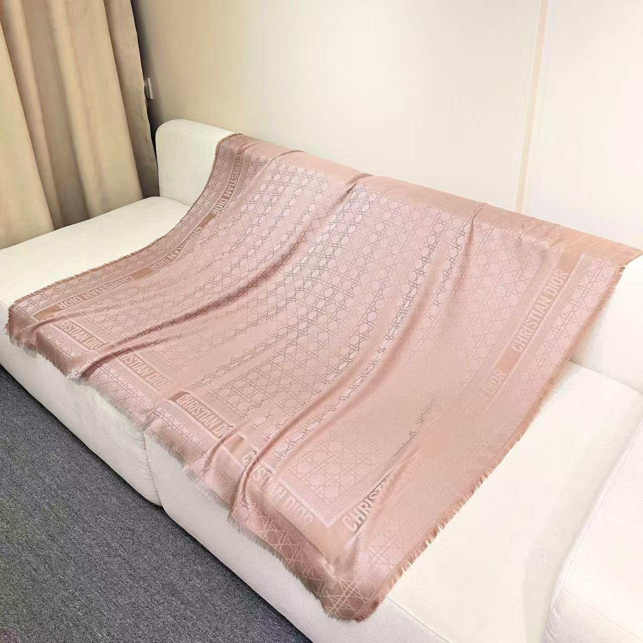 Dior 26s Scarf 140cm Silk & Cashmere 303196