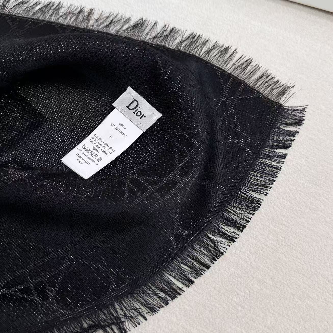 Dior 26s Scarf 140cm Silk & Cashmere 303199