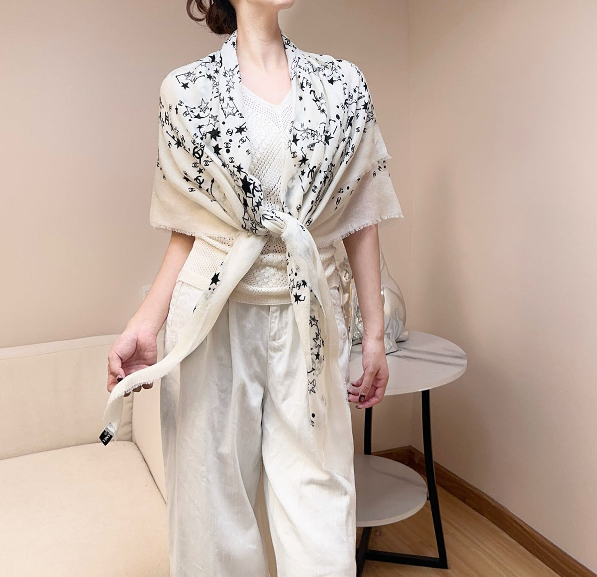 CC 26s Scarf 140 In Cashmere 449724