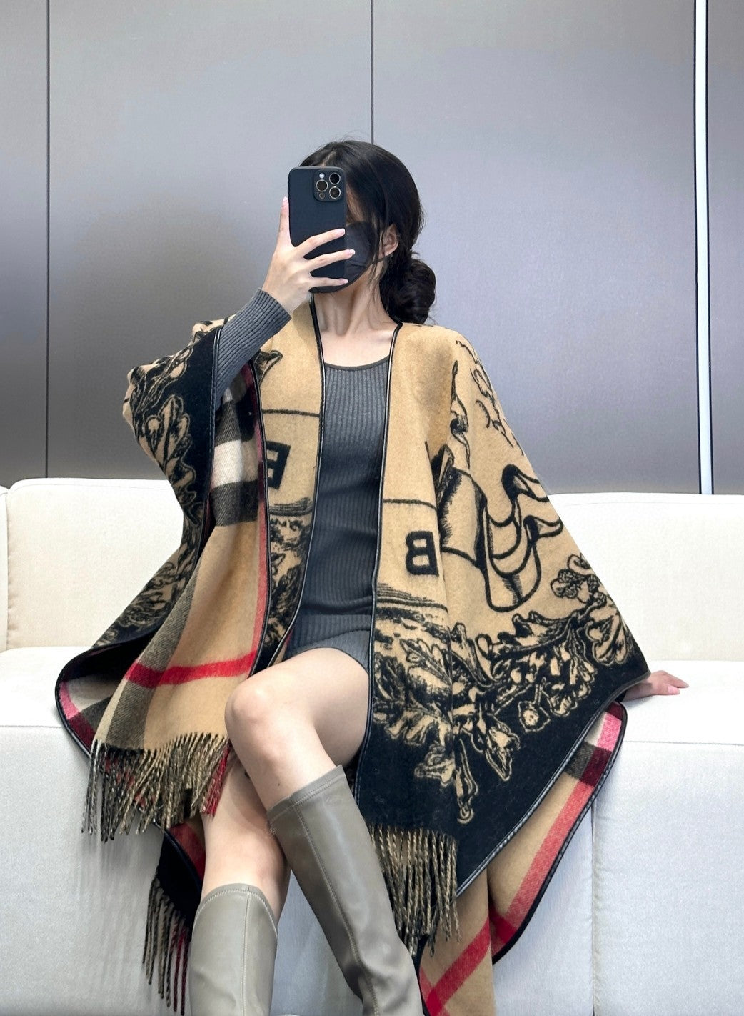 BRR 26s Scarf 140 In Cashmere 446659