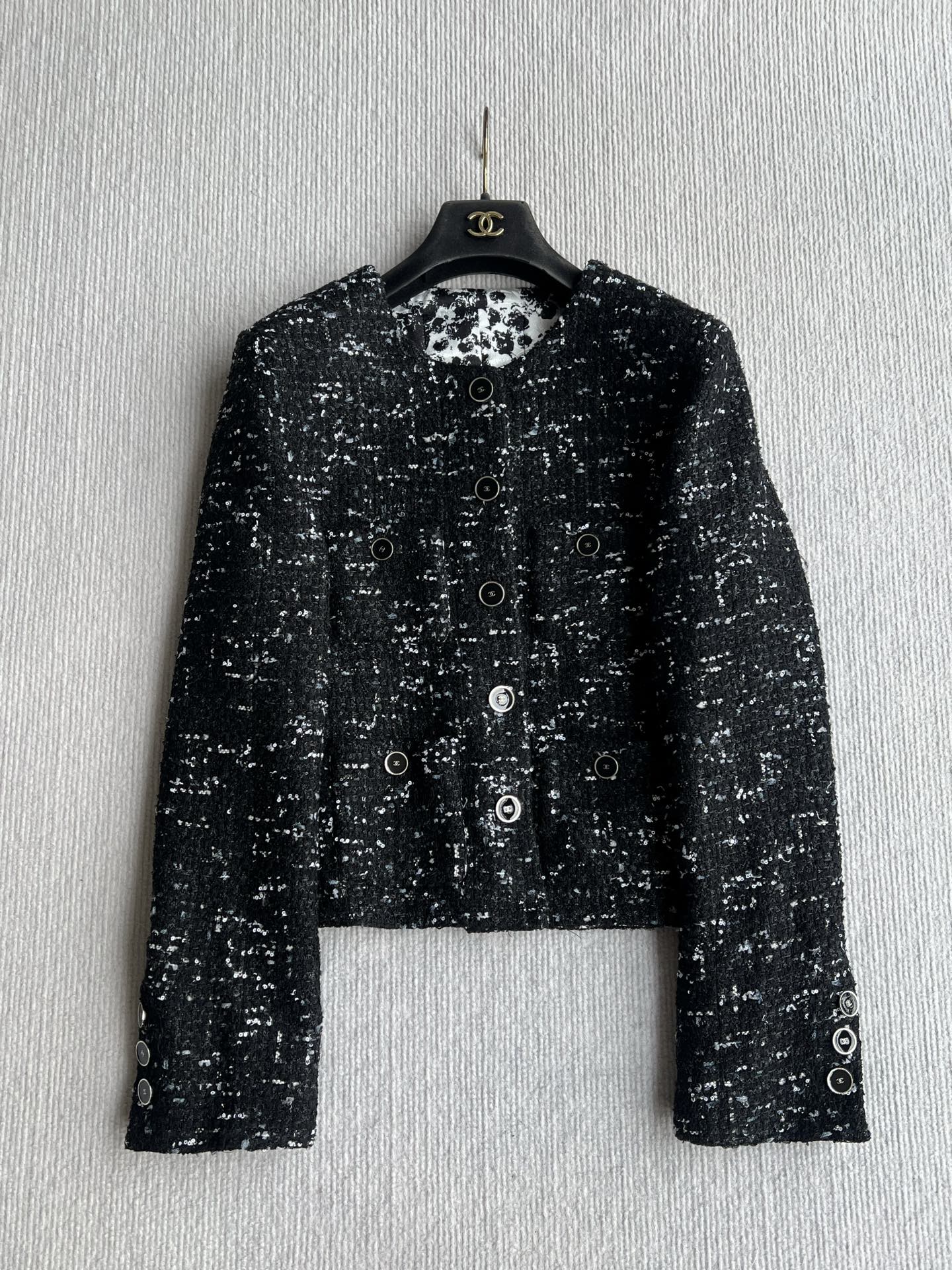 CC 26s Jacket Black White Tweed 372540