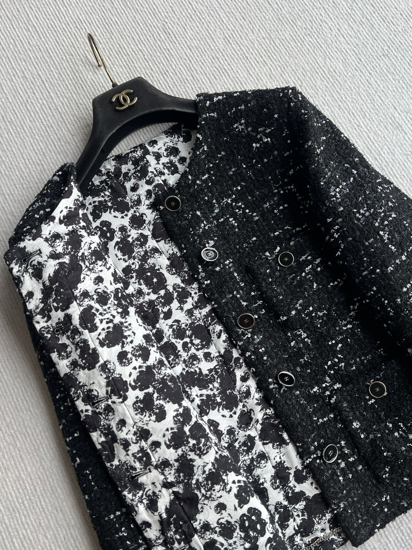 CC 26s Jacket Black White Tweed 372540