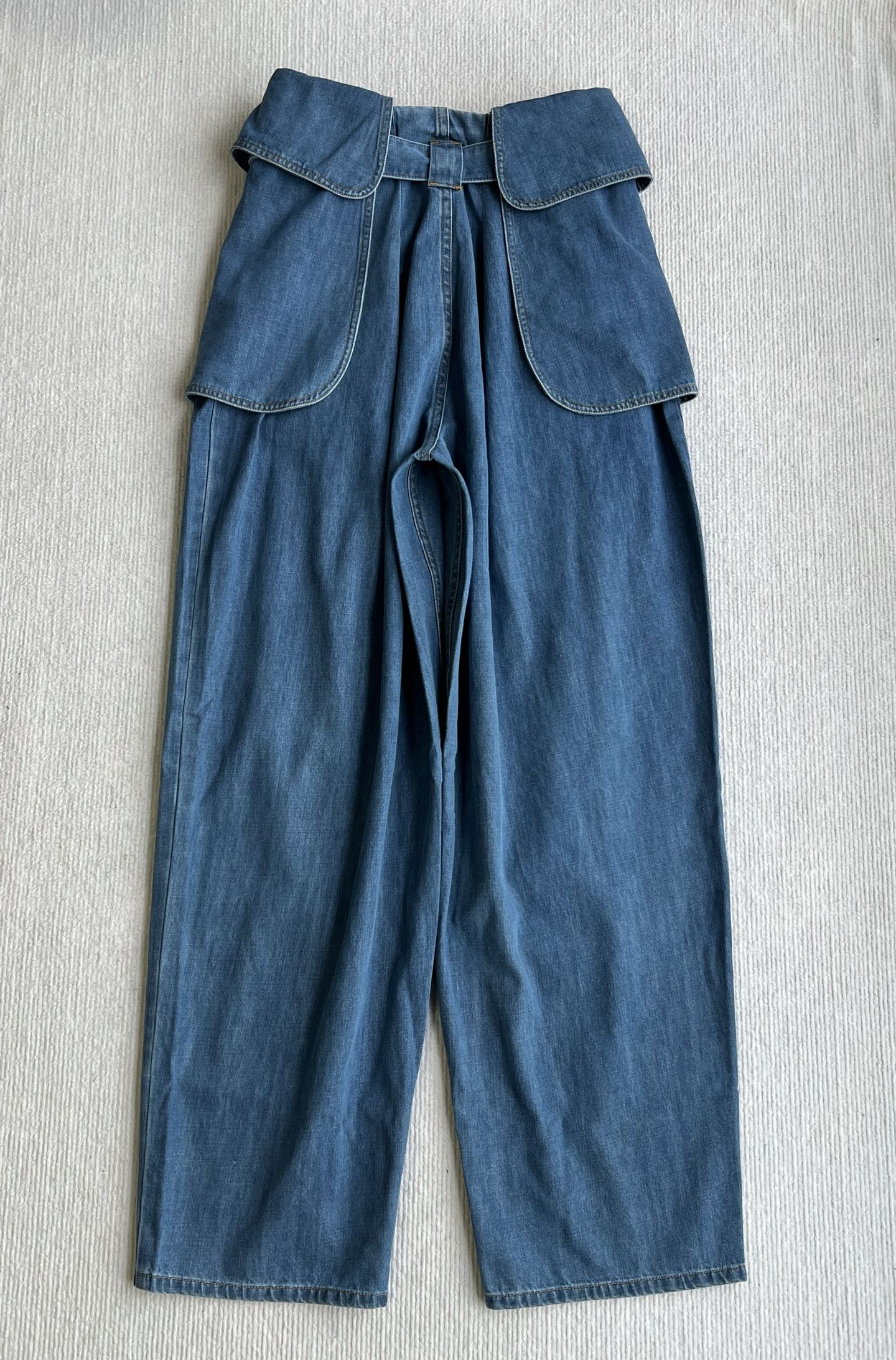 Loewe Cargo Jeans Blue Denim 372597
