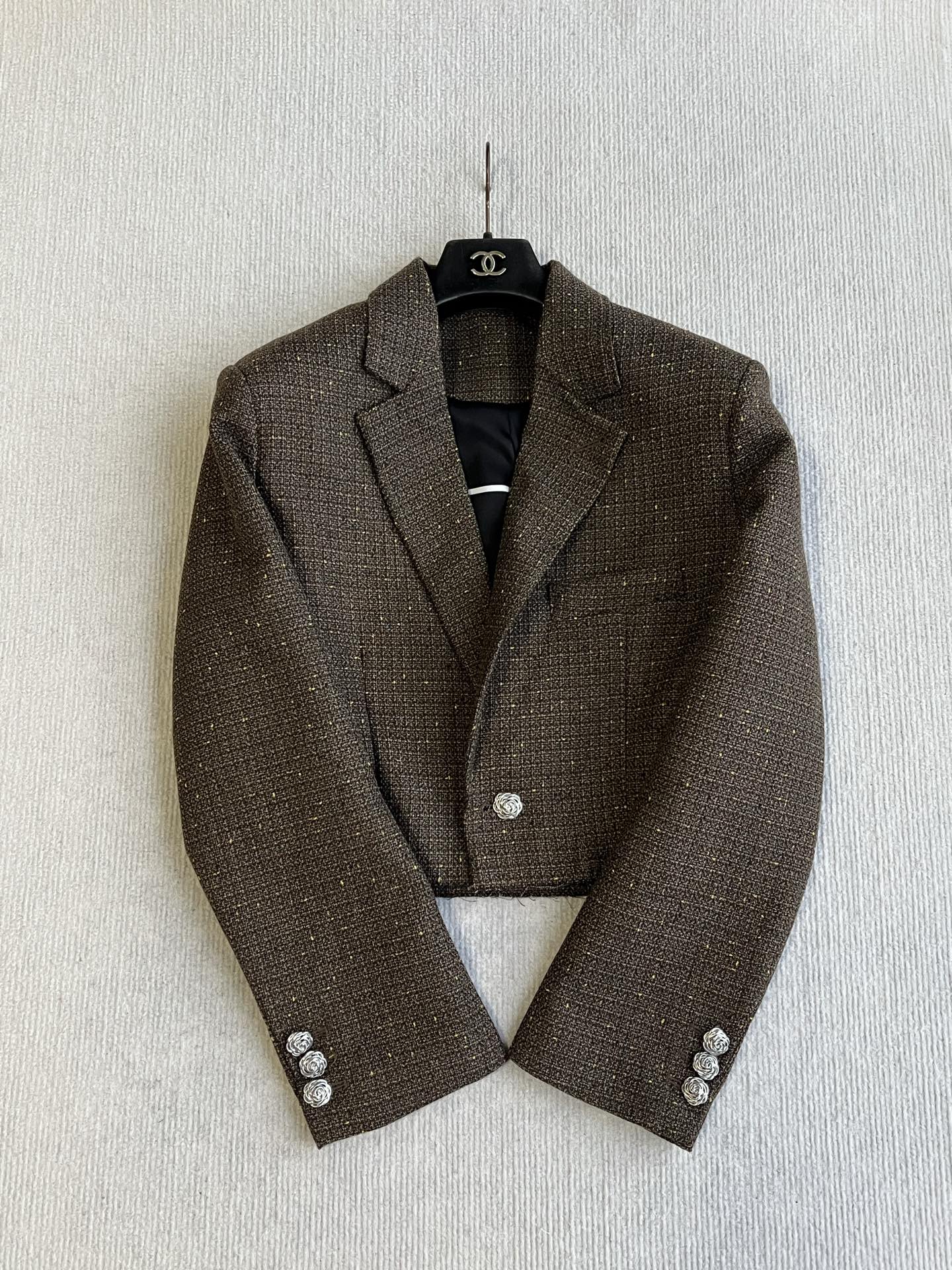 CC 26s Suit Deep Taupe Tweed 405213