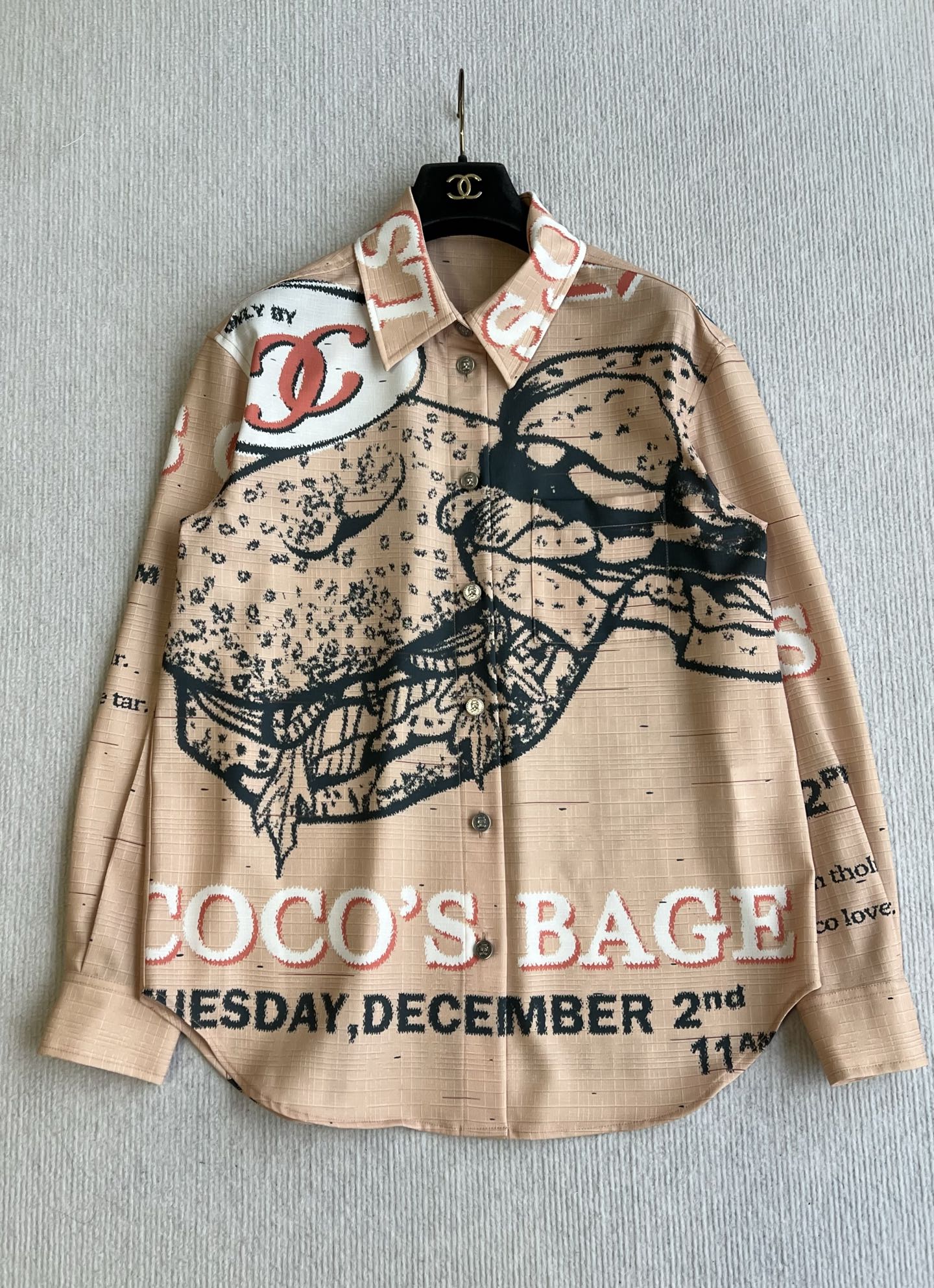 CC 26s Métiers d’art 2026 Shirt Brown Cotton 405204