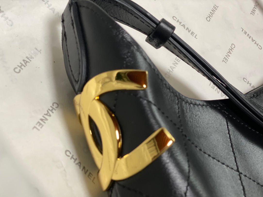 Chanel 2026 AS6478 Hobo Bag Black Lambskin Leather
