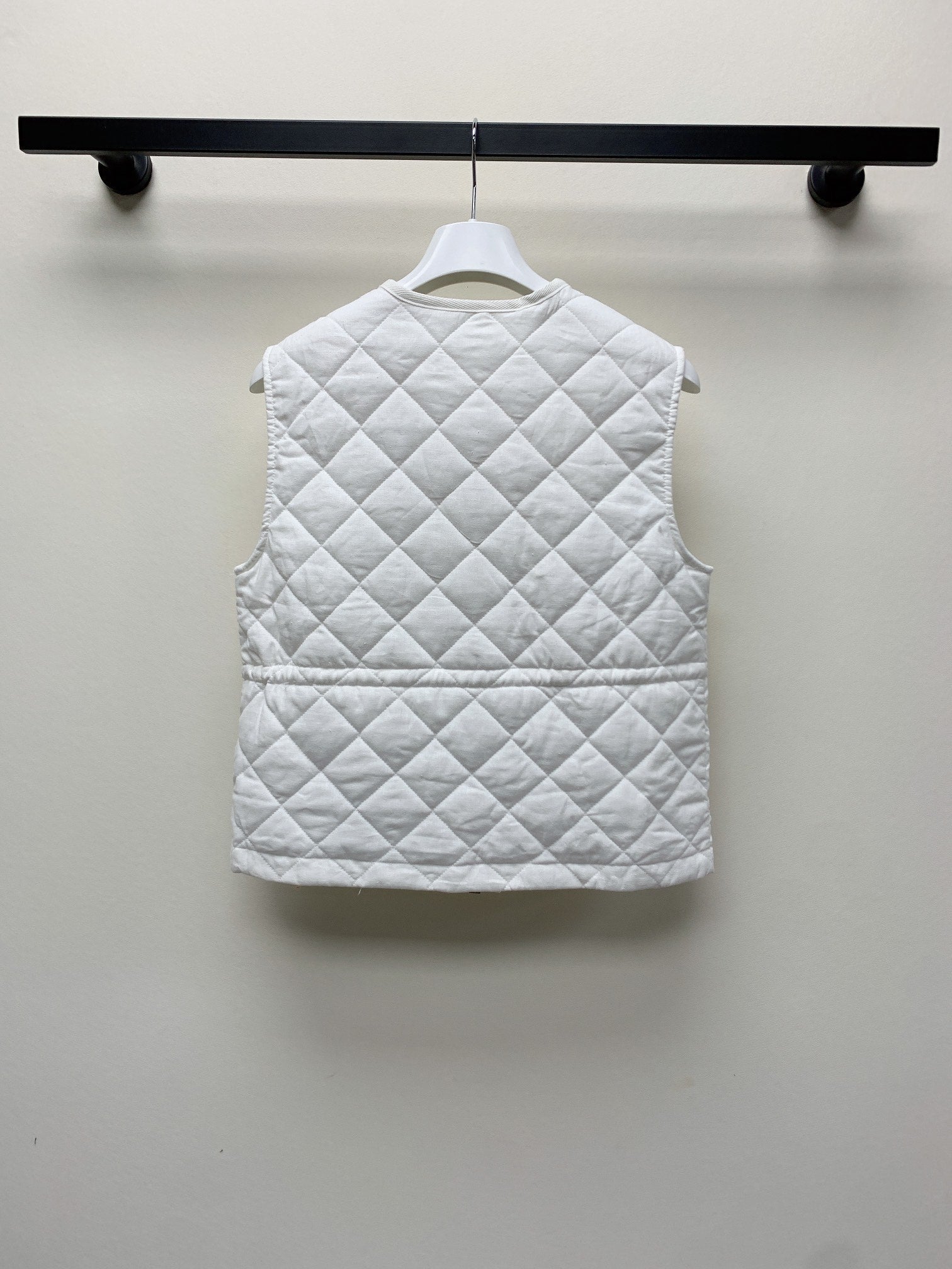 Moncler 25 Plaid Vest Polyester 281618