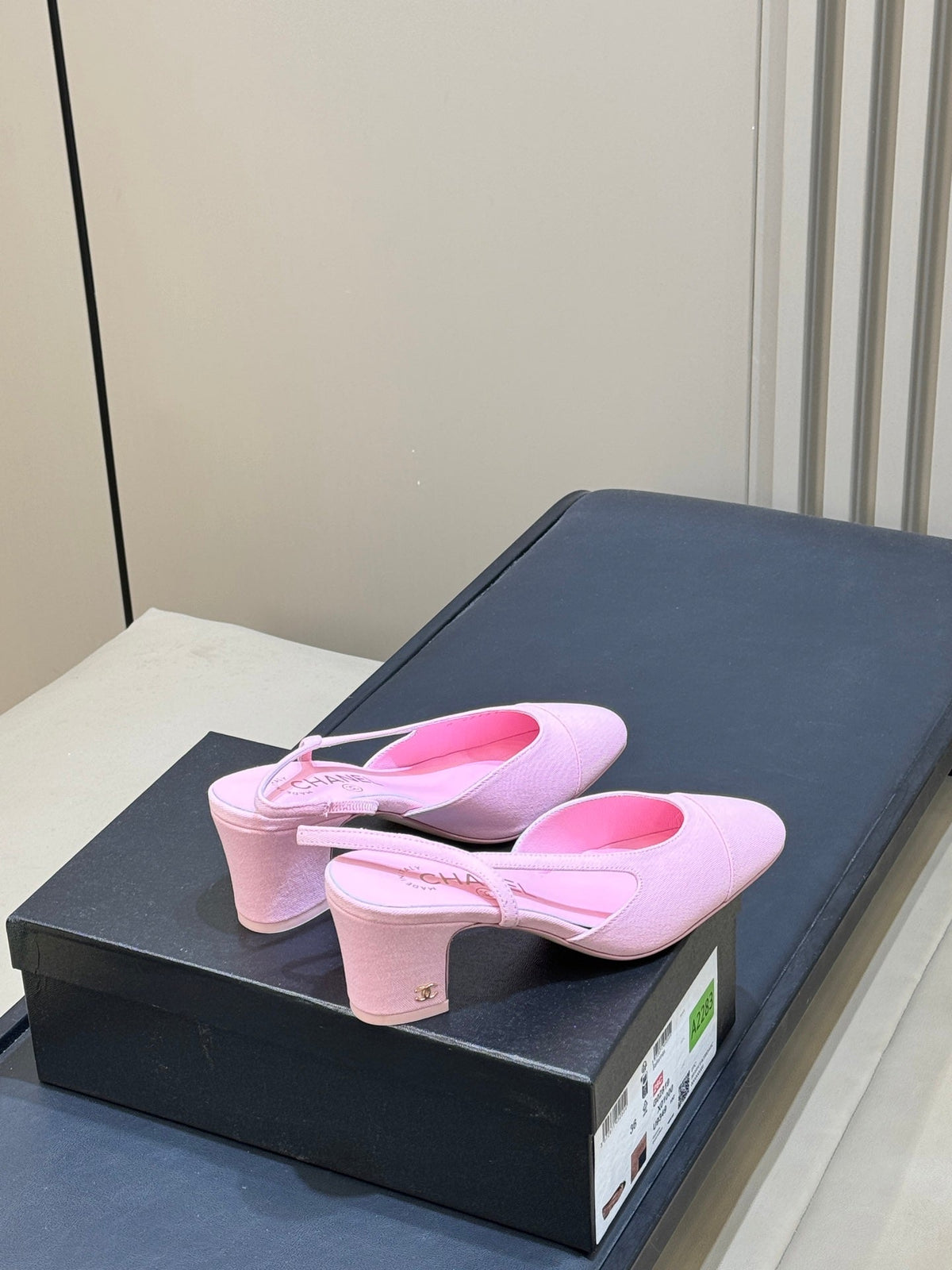 CC 26s Cap-Toe Slingbacks 6.5cm Pink Velvet 150297