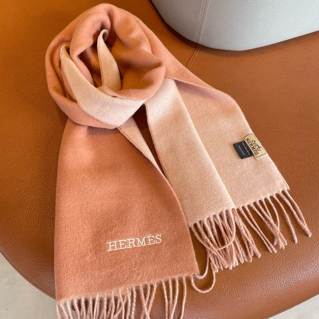 Scarf 180 CM In Pink Mix Light Pink Cashmere