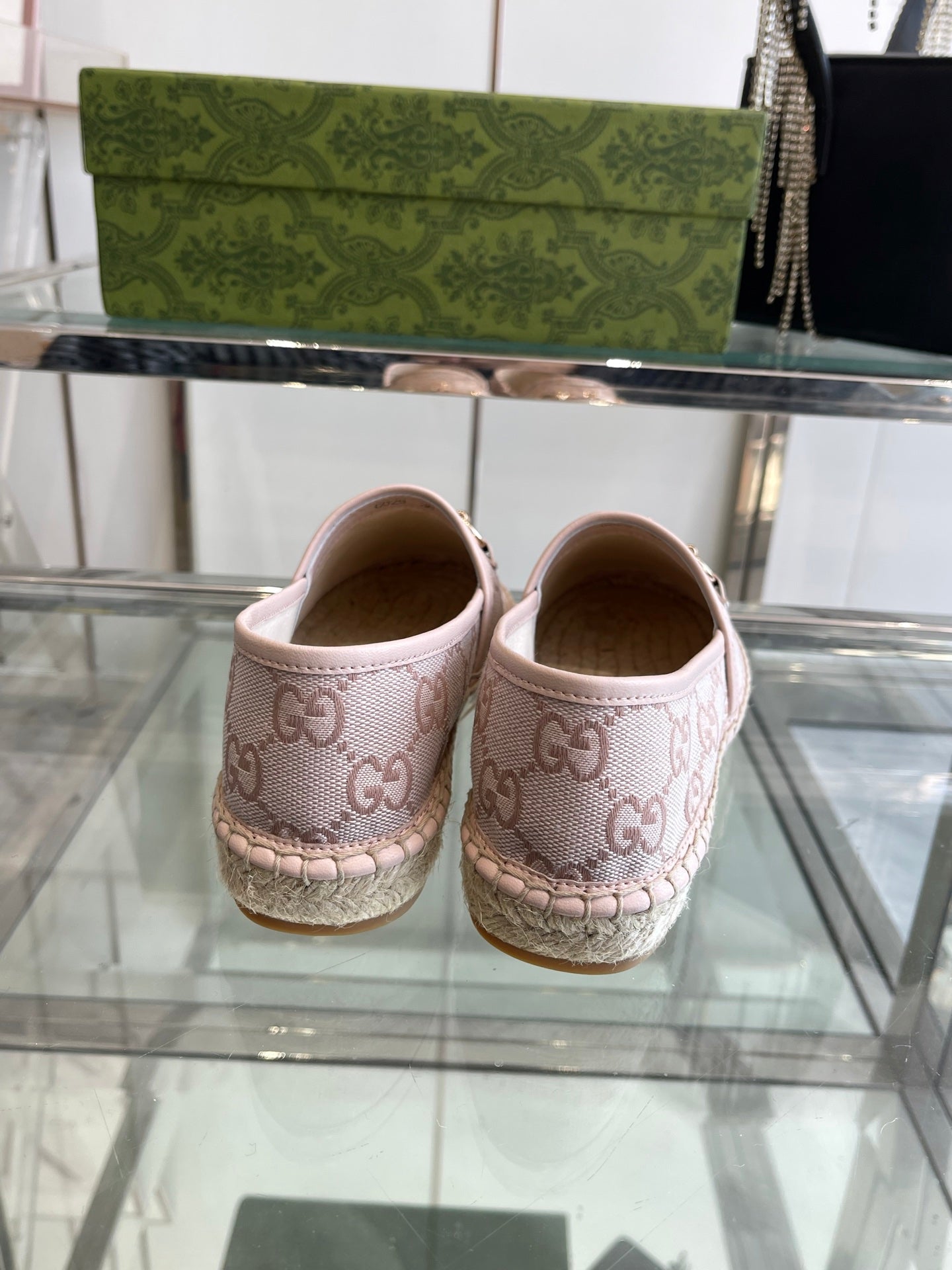 GC 2025 Espadrille With Horsebit Light Pink Canvas 292318